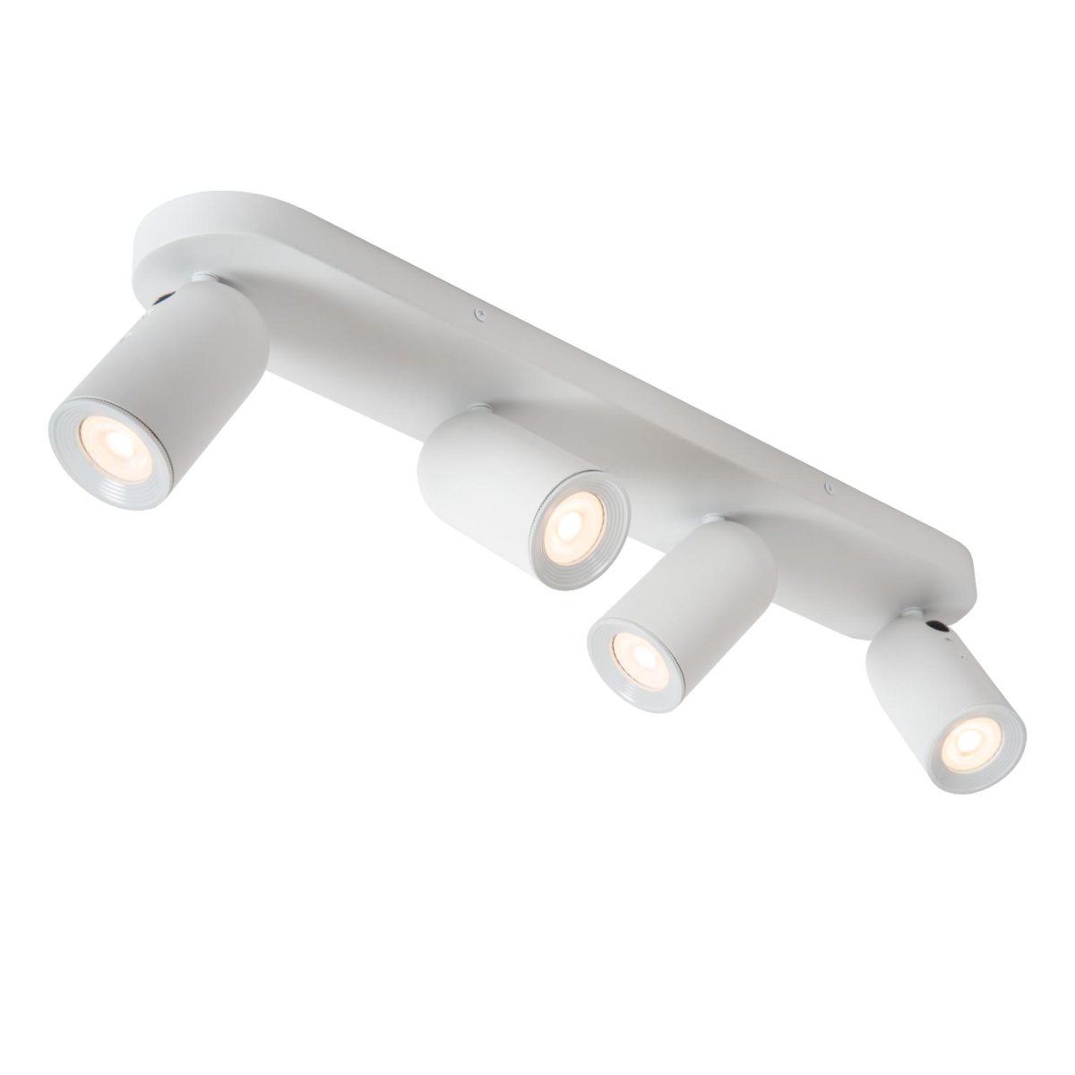 Punch 4 Hvit spotlight Fra Lucide - Med en ekstern dimmer kan du også justere lysstyrken etter behov.