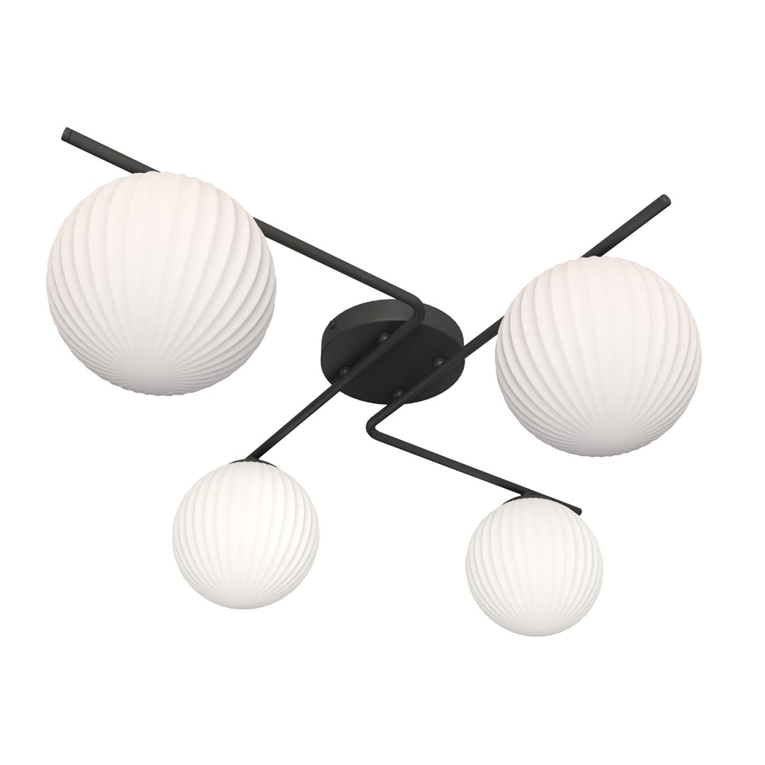 Vespa 72cm Hvit plafond Fra Emibig Lighting - Perfekt for moderne interi&oslash;r &ndash; Vespa passer like godt i stuer og spisestue som p&aring; kontoret, hvor den kombinerer funksjon og estetikk.