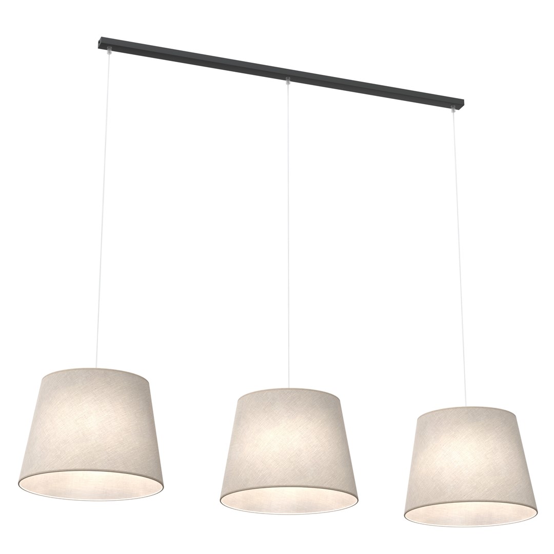 Epoca 116cm Beige Taklampe Fra Emibig Lighting - Med sitt klassiske design og et moderne preg passer Epoca like godt inn i tradisjonelle og moderne interi&oslash;rer, og tilf&oslash;rer rommet en diskret men sjarmerende karakter.