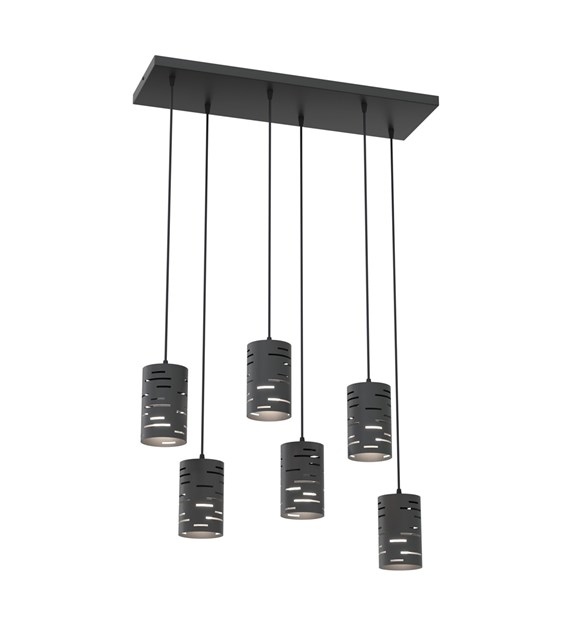 Tank 70cm Svart Taklampe Fra Emibig Lighting - Tank er et utmerket eksempel p&aring; industridesign som kombinerer den r&aring; f&oslash;lelsen av metall med moderne stil.