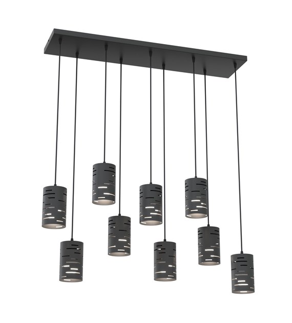 Tank 92cm Svart Taklampe Fra Emibig Lighting - Tank er et utmerket eksempel p&aring; industridesign som kombinerer den r&aring; f&oslash;lelsen av metall med moderne stil.