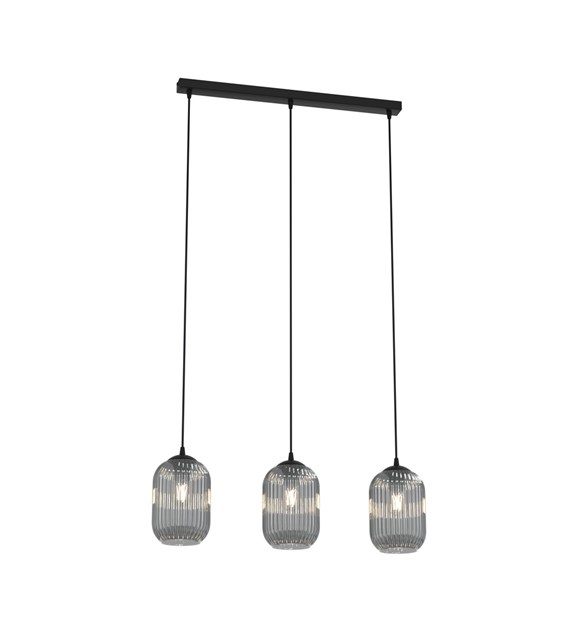 Verdi 60cm Røykfarget Taklampe Fra Emibig Lighting - Verdi passer perfekt i b&aring;de moderne og elegante hjem og sprer et mykt, behagelig lys &ndash; ideell for stuer, spisestue eller offentlige rom.