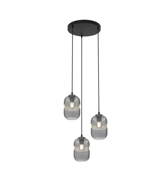 Verdi Ø30 Røykfarget Taklampe Fra Emibig Lighting - Verdi passer perfekt i b&aring;de moderne og elegante hjem og sprer et mykt, behagelig lys &ndash; ideell for stuer, spisestue eller offentlige rom.