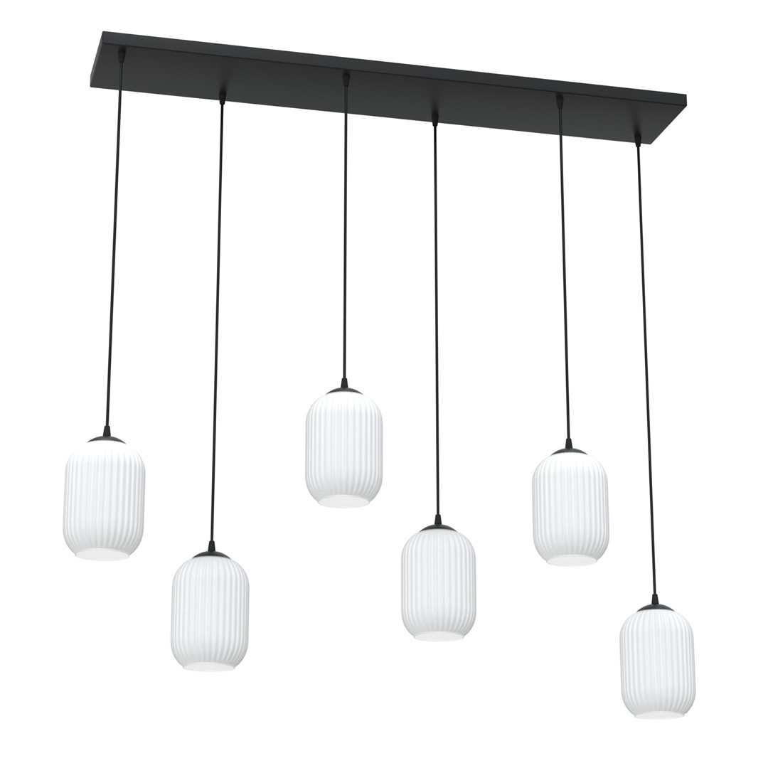 Verdi 115cm Hvit Taklampe Fra Emibig Lighting - Verdi passer perfekt i både moderne og elegante hjem og sprer et mykt, behagelig lys – ideell for stuer, spisestue eller offentlige rom.