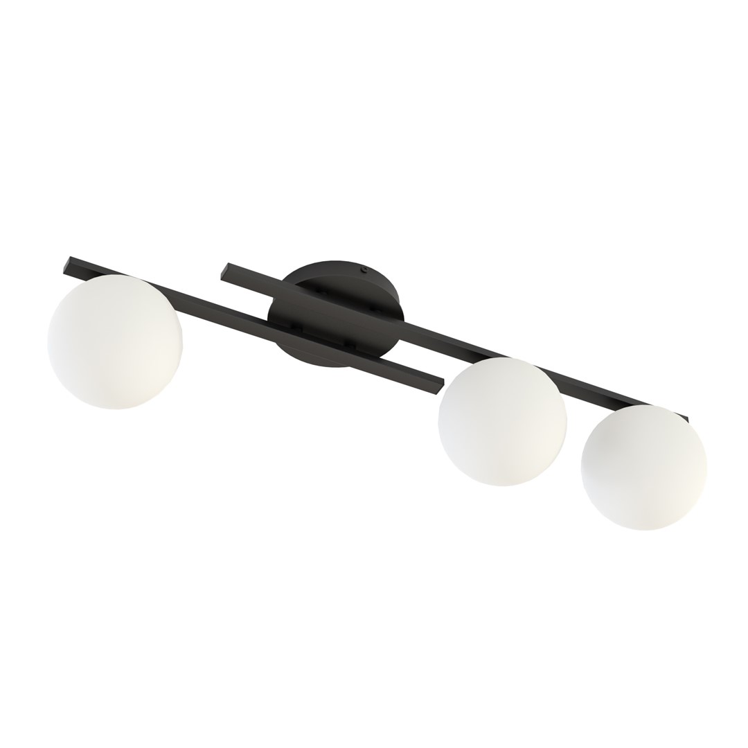 Kairo 74cm Svart og hvitt plafond Fra Emibig Lighting - Den minimalistiske designen passer perfekt inn i ethvert hjem og stil.