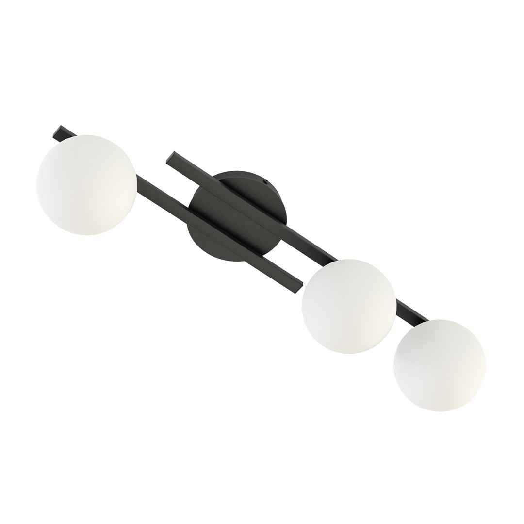 Kairo 74cm Svart og hvitt plafond Fra Emibig Lighting - Den minimalistiske designen passer perfekt inn i ethvert hjem og stil.