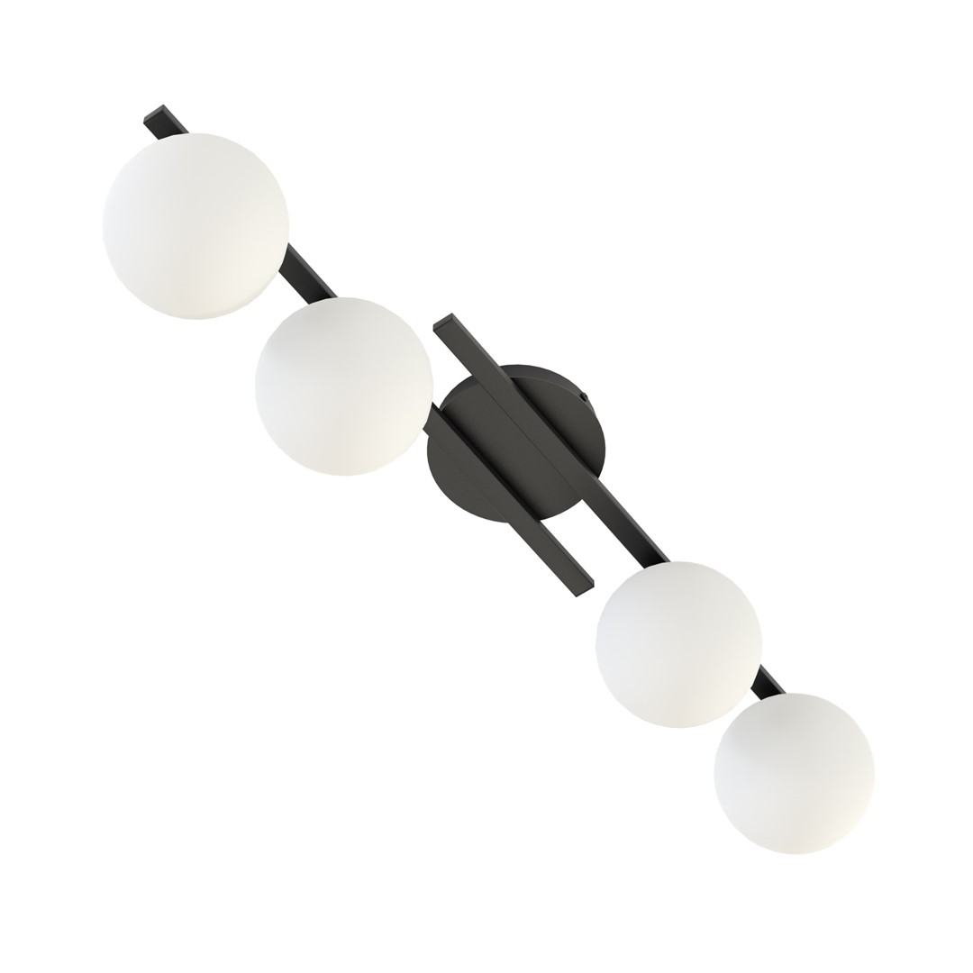 Kairo 87cm Svart plafond Fra Emibig Lighting - Den minimalistiske designen passer perfekt inn i ethvert hjem og stil.