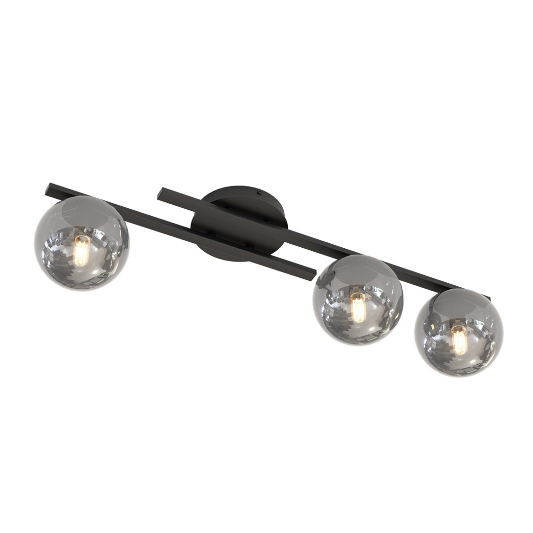 Kairo 74cm Svart/Røkt plafond Fra Emibig Lighting - Den elegante designen passer perfekt inn i ethvert hjem og stil.