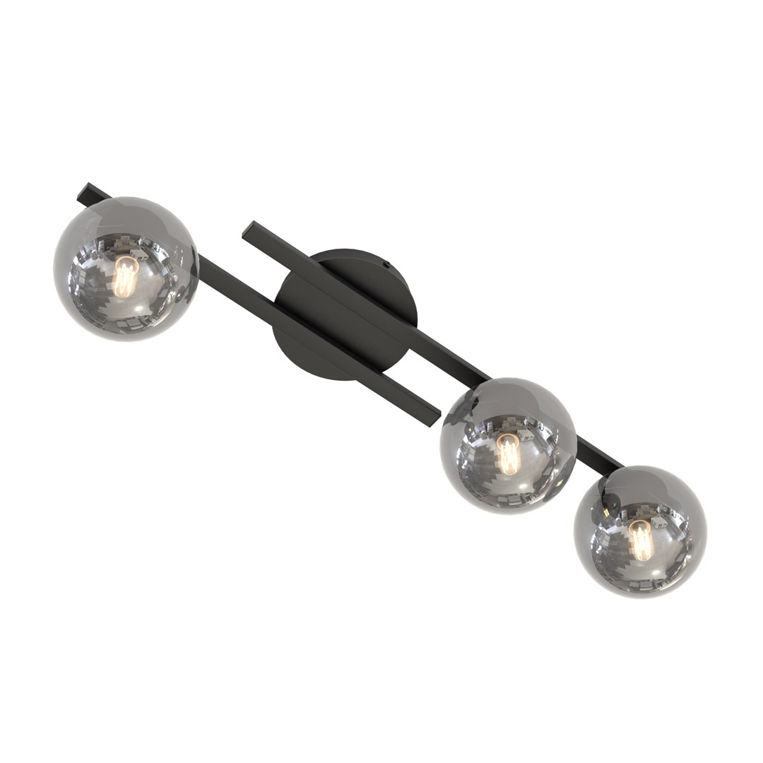 Kairo 74cm Svart/Røkt plafond Fra Emibig Lighting - Den elegante designen passer perfekt inn i ethvert hjem og stil.