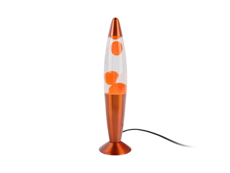Rocket 35cm Oransje barnelampe Fra Leitmotiv - Lavalampen gir et mykt, levende lys som beveger seg i organiske former, perfekt for et barnerom eller som en kreativ og dekorativ detalj i hjemmet.