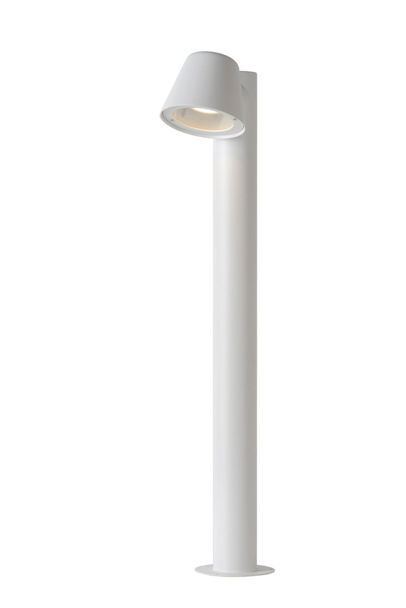 Dingo-LED 70cm Hvit pullerter Fra Lucide - Dingo LED er det perfekte valget for et koselig og godt opplyst utemiljø.