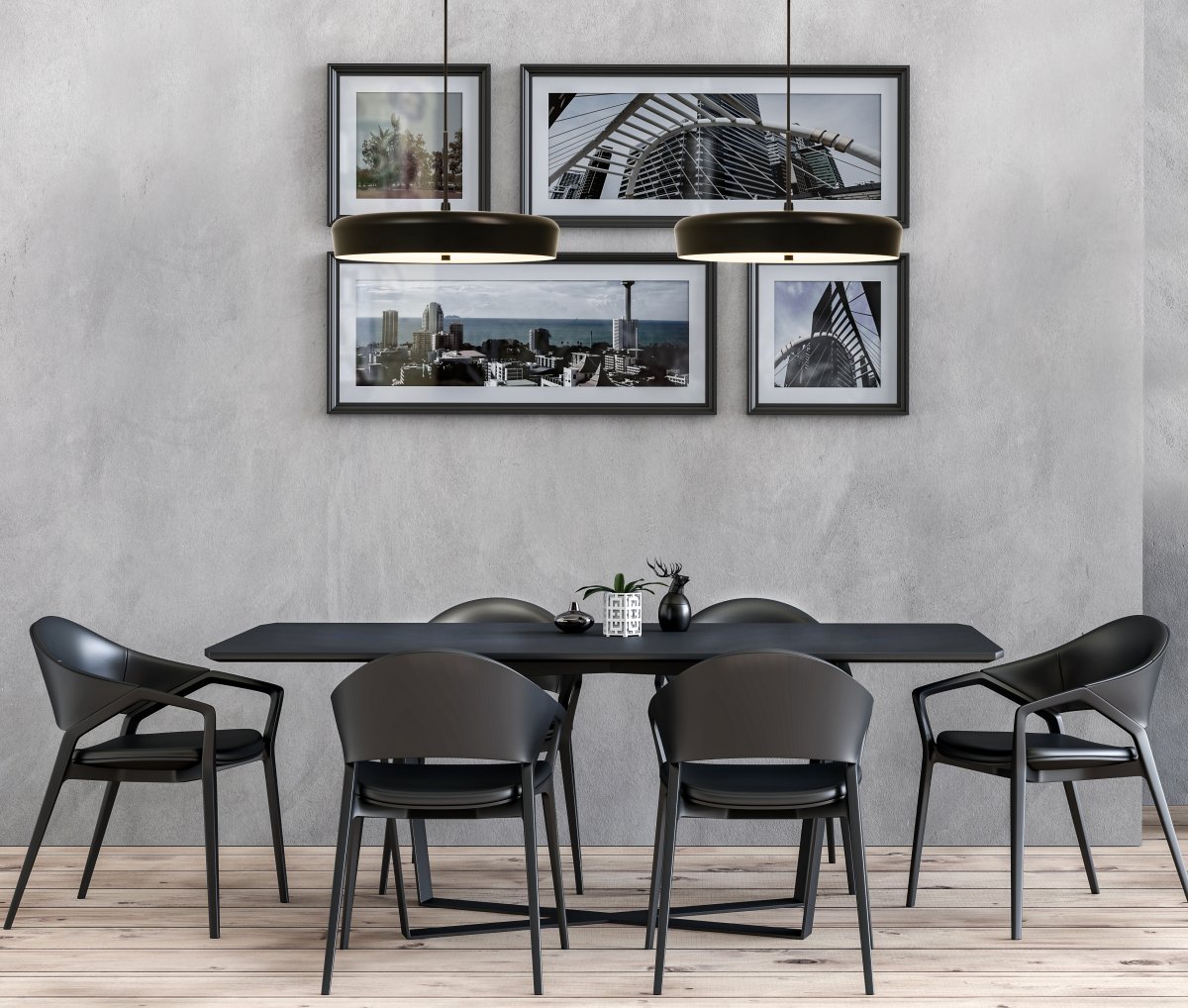 ETA Ø45 Svart Taklampe Fra Aneta Lighting - Eta taklampe i sortlakkert metall.