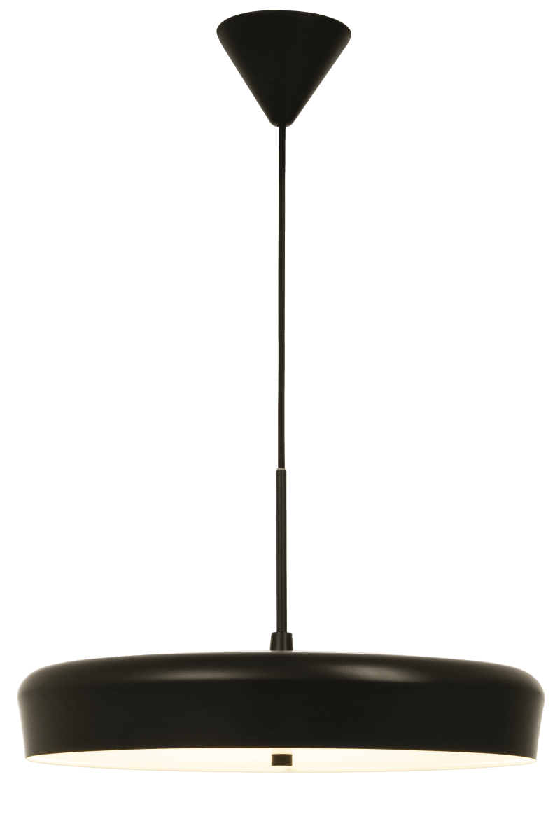 ETA Ø45 Svart Taklampe Fra Aneta Lighting - Eta taklampe i sortlakkert metall.