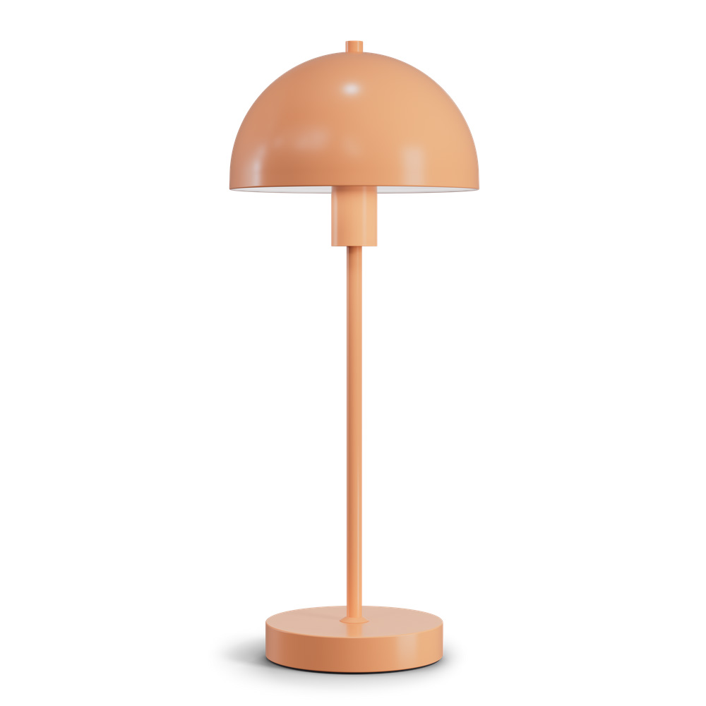 Vienda 48cm Aprikos bordlampe Fra Herstal - Vienda bordlampe med sitt klassiske og elegante design, gj&oslash;r at lampen kan brukes i hjemmet i mange &aring;r.