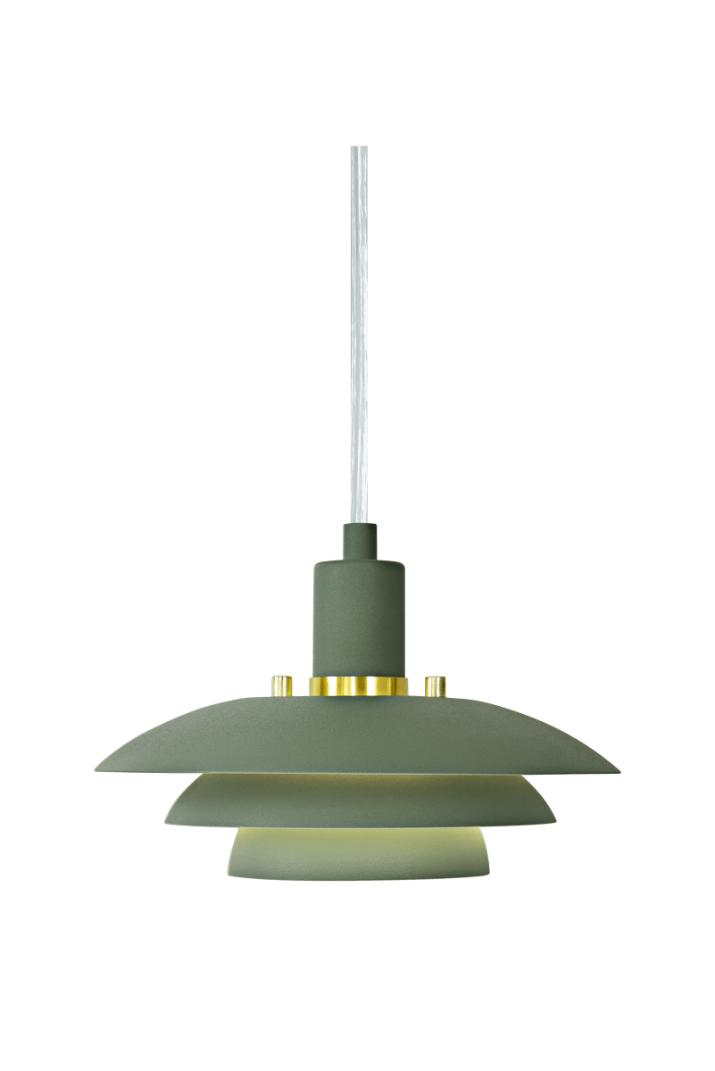 Epsilon Ø20 Grønn vinduslampe Fra Aneta Lighting - EPSILON er en klassisk modell, n&aring; som frontanheng i gr&oslash;nnfarget metall.