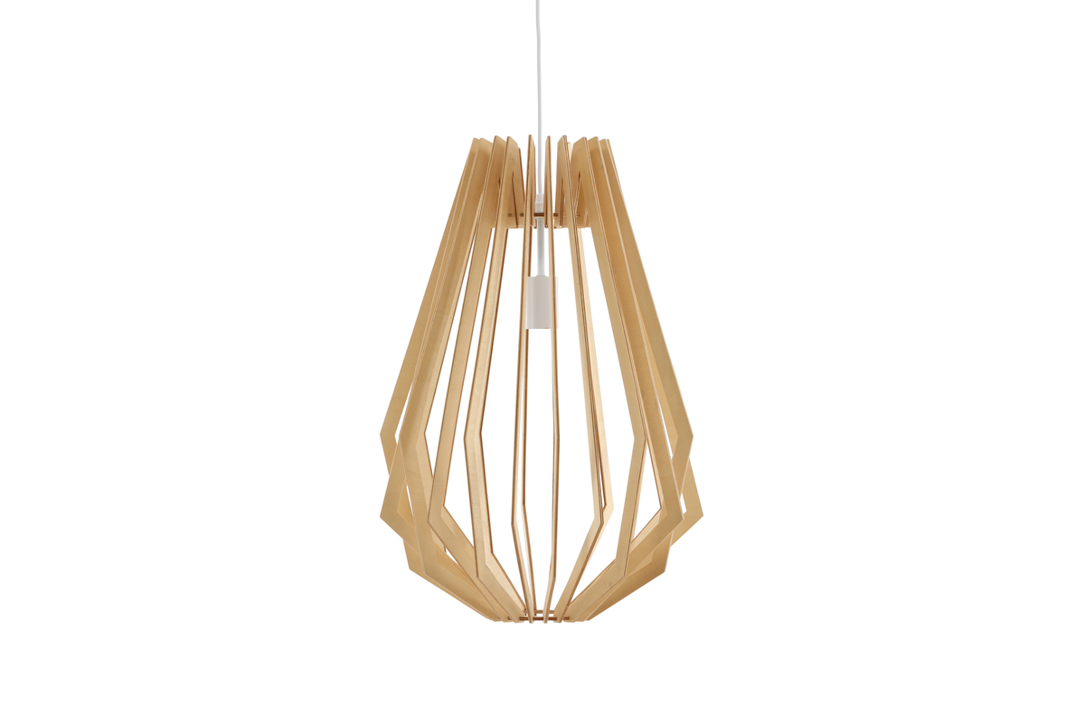 Spider Ø42 Tre Taklampe Fra Venture Design - Tre-Spider-lampen er en tidl&oslash;s lampe laget av naturmateriale som gir hjemmet ditt en myk f&oslash;lelse med behagelig belysning.