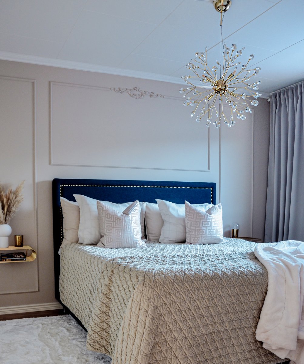 Viva Ø55 Messing Taklampe Fra Aneta Lighting - Viva taklampe i messing kombinert med dekorative klare prismer / krystaller gjennom hele lampen.