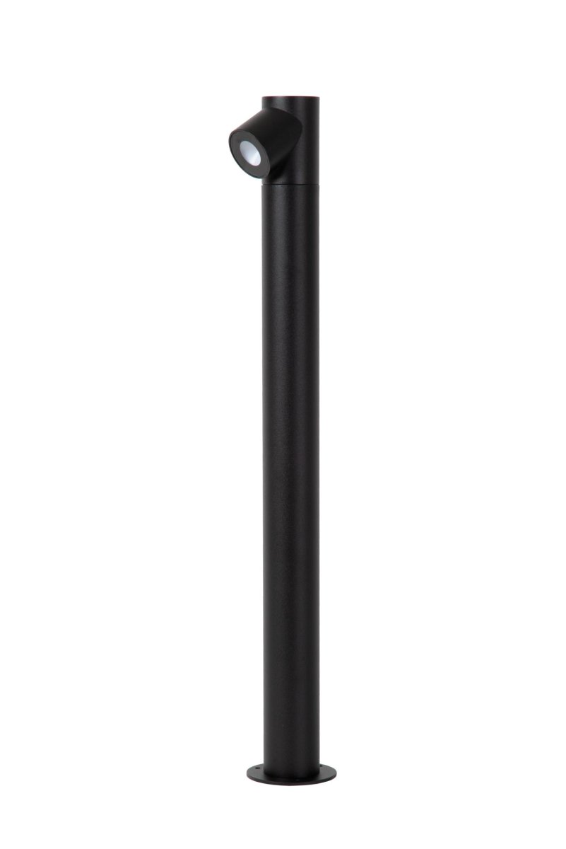 Ibamba 60cm Svart pullerter Fra Lucide - Designet for utendørs bruk, er den laget av slitesterk aluminium og har en integrert LED-lyskilde som er bygget for å vare.