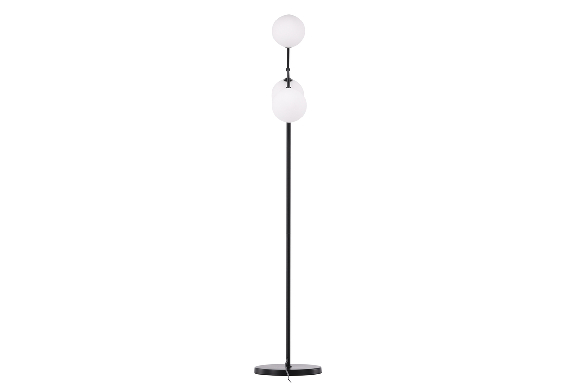 Marsan Svart gulvlampe Fra Venture Design - Lampen passer inn i de fleste hjem og interi&oslash;rstiler og vil t&aring;le tidens tann.