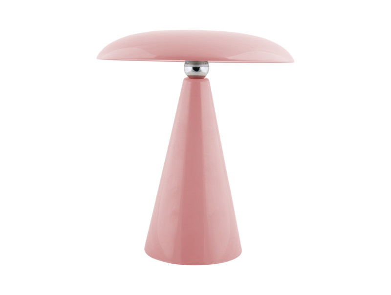 Phoebe LED 26cm Rosa bærbar Fra Leitmotiv - Phoebe er en stilig og moderne oppladbar bordlampe som vil forbedre ethvert rom.