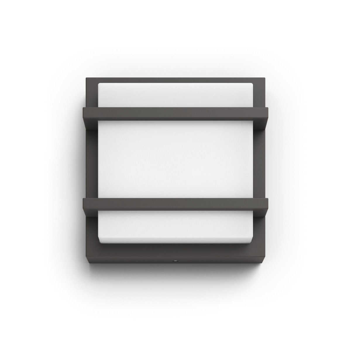 Petronia Antrasitt utendørslampe Fra Philips - Designet gjør at den kan brukes både som vegg- og taklampe.