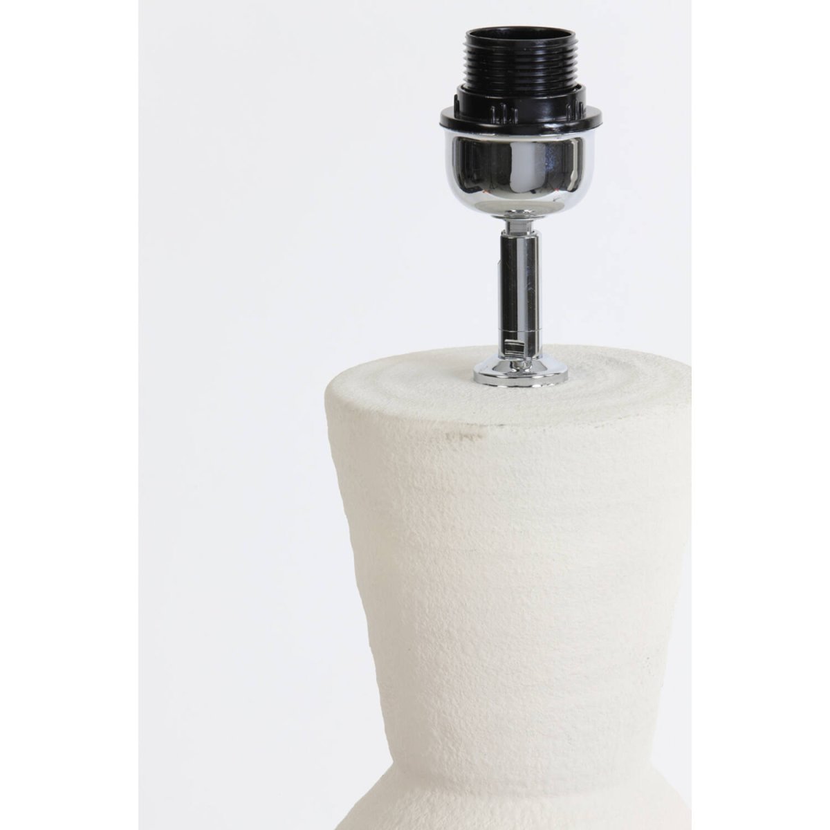 Ayla 50cm Kremet hvit lampefot Fra Light & Living - 