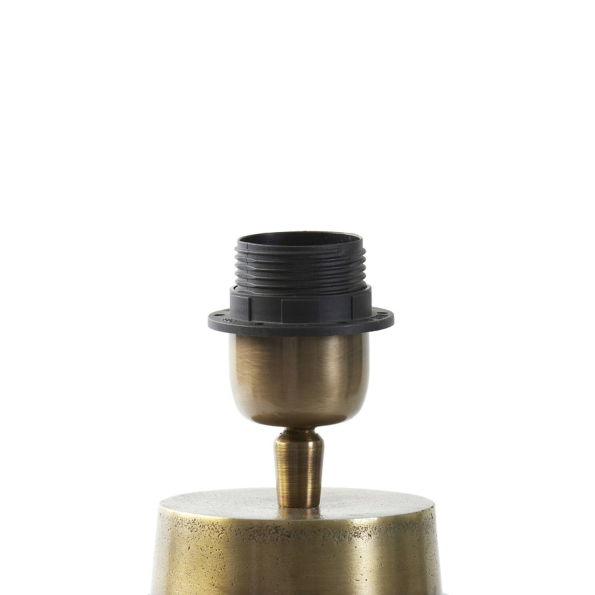 Shaka 33cm Bronse lampefot Fra Light & Living - Den riflede foten møter den mykt avrundede toppen, og skaper en harmonisk balanse mellom struktur og eleganse.