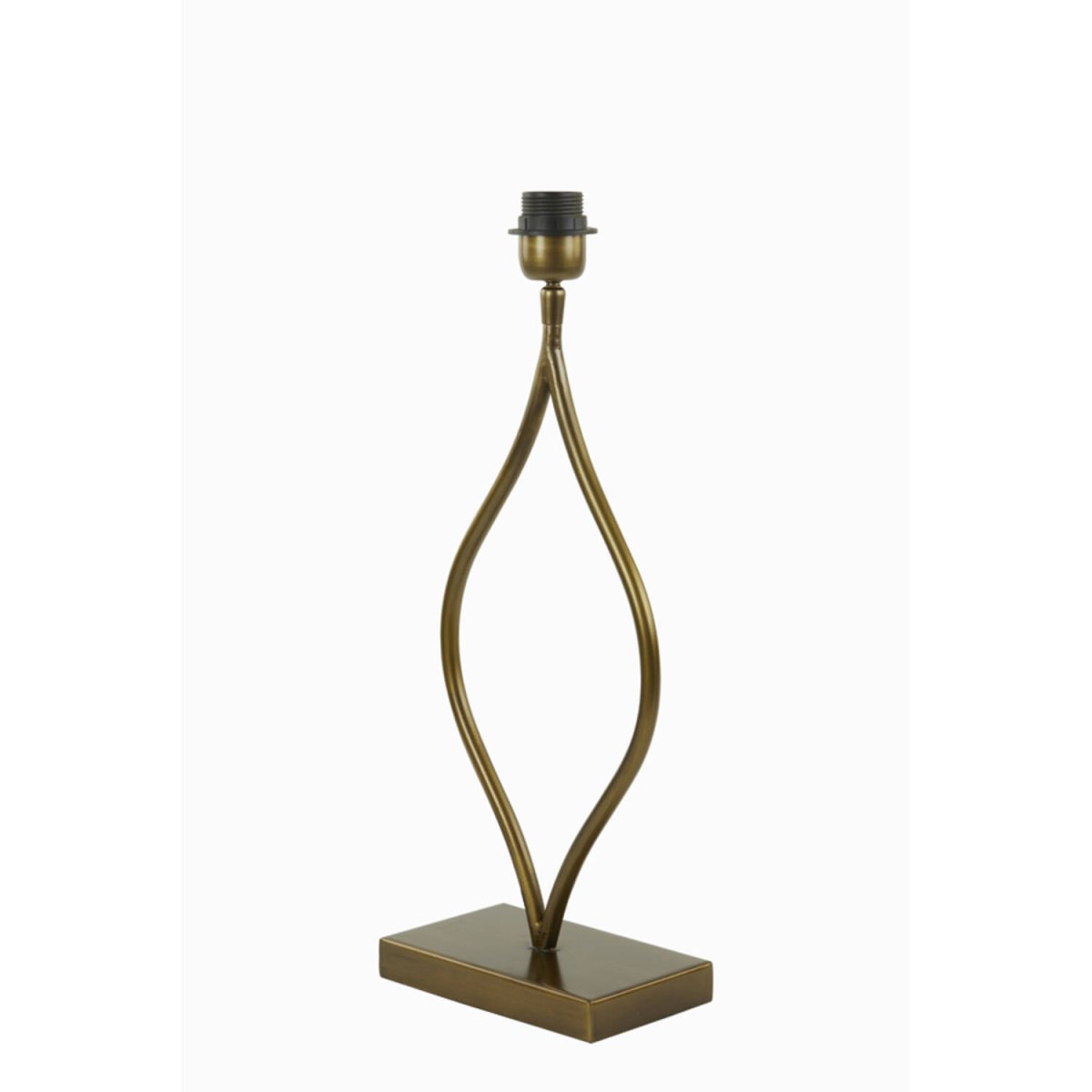 Okno 47cm Bronse lampefot Fra Light & Living - De myke kurvene og det minimalistiske designet gjør den til en perfekt aksent i både moderne og klassiske miljøer.