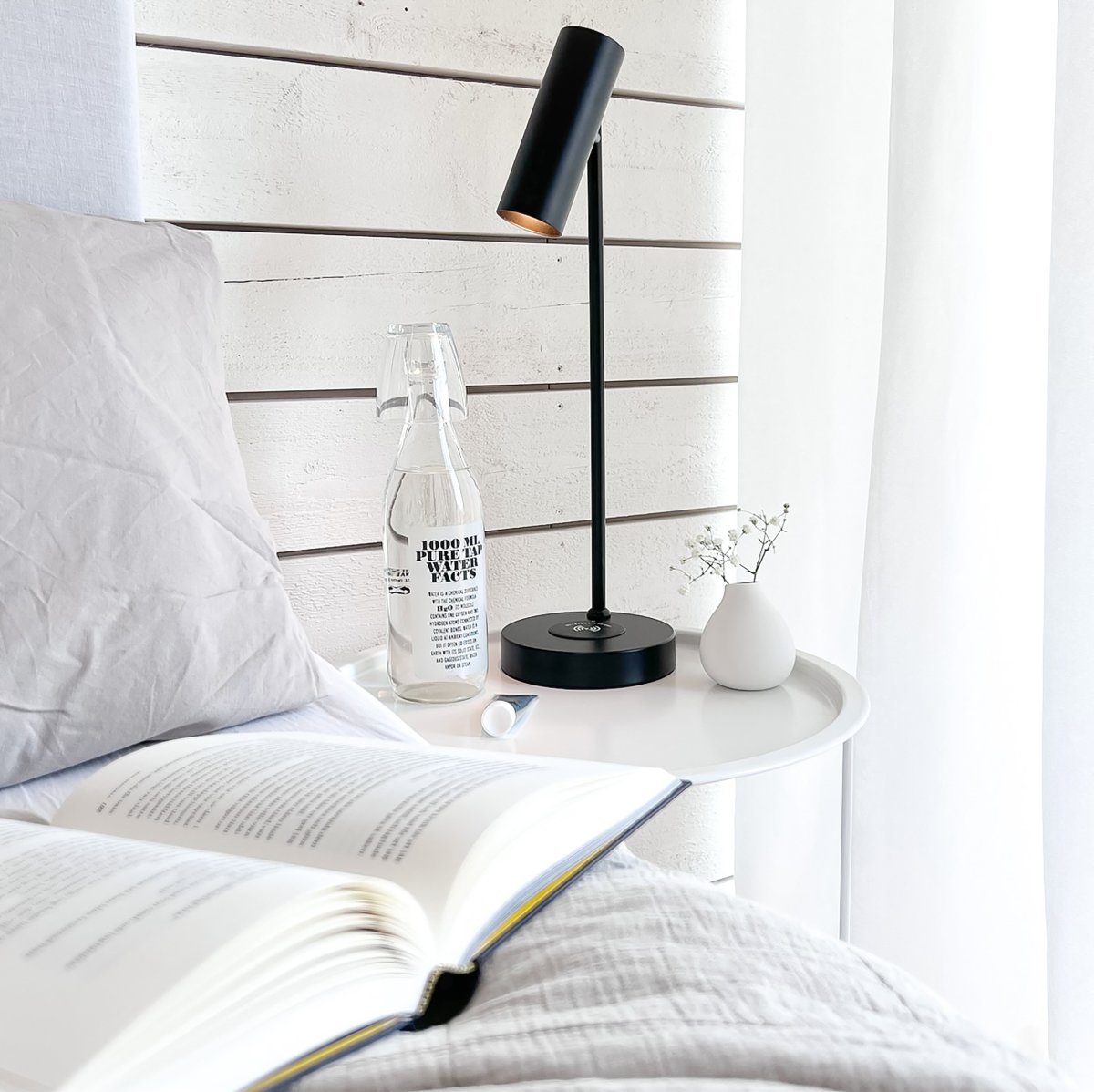 Tabela 52cm Svart skrivebordslampe Fra Aneta Lighting - Tabela - en stilig og praktisk bordlampe for moderne hjem.