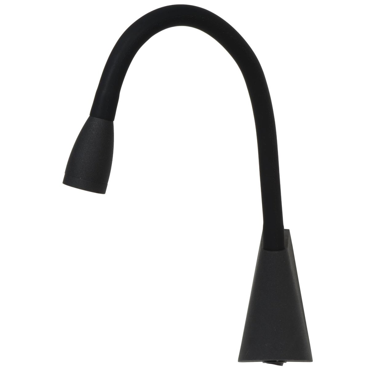 Galen Svart leselampe Fra Lucide - Str&oslash;mbryteren er integrert i lampen for ergonomisk og enkel bruk &ndash; du trenger aldri &aring; gj&oslash;re ut av sengen.