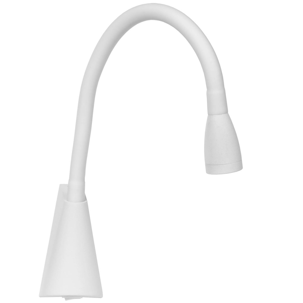 Galen Hvit leselampe Fra Lucide - Str&oslash;mbryteren er integrert i lampen for ergonomisk og enkel bruk &ndash; du trenger aldri &aring; gj&oslash;re ut av sengen.