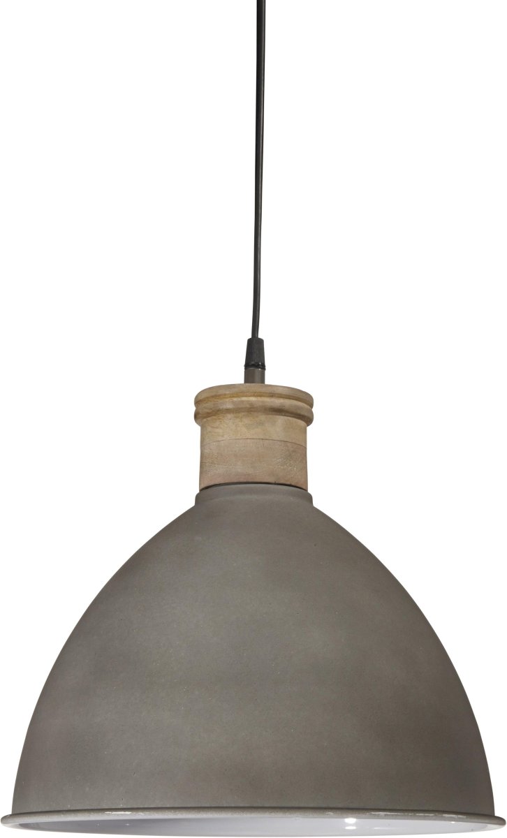 Roseville Ø32 Grå Taklampe Fra PR Home - Taklampen er laget av metall og har en 1,6 meter lang ledning med takkopp i samme farge som lampen.
