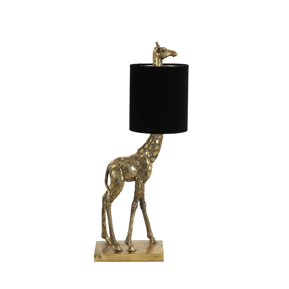 Giraffe 60cm Gull bordlampe Fra Light & Living - Giraffe er en unik bordlampe som kombinerer dristig design med eleganse.