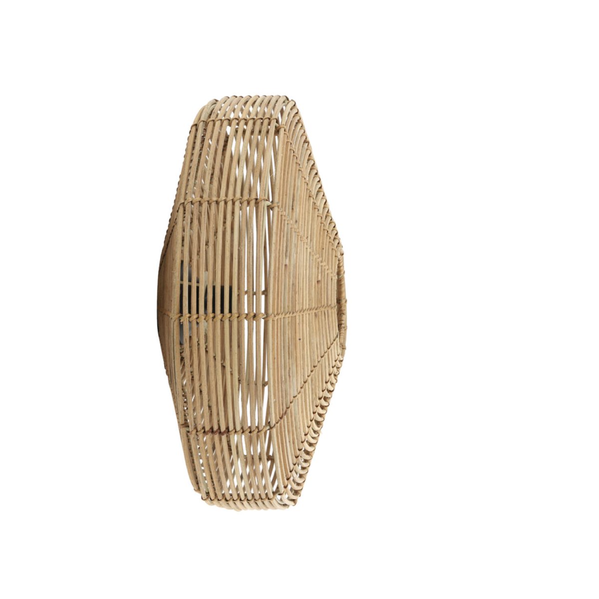 Mataka Ø50 Natur vegglampe Fra Light & Living - Gi hjemmet ditt en varm og innbydende følelse med Mataka, en vegglampe i rotting.