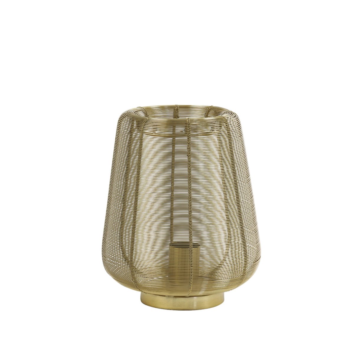 Adeta 26cm Gull bordlampe Fra Light & Living - Adeta er en stilig lampe laget av metall i gullfinish som kombinerer elegant design med et mykt, atmosfærisk lys.
