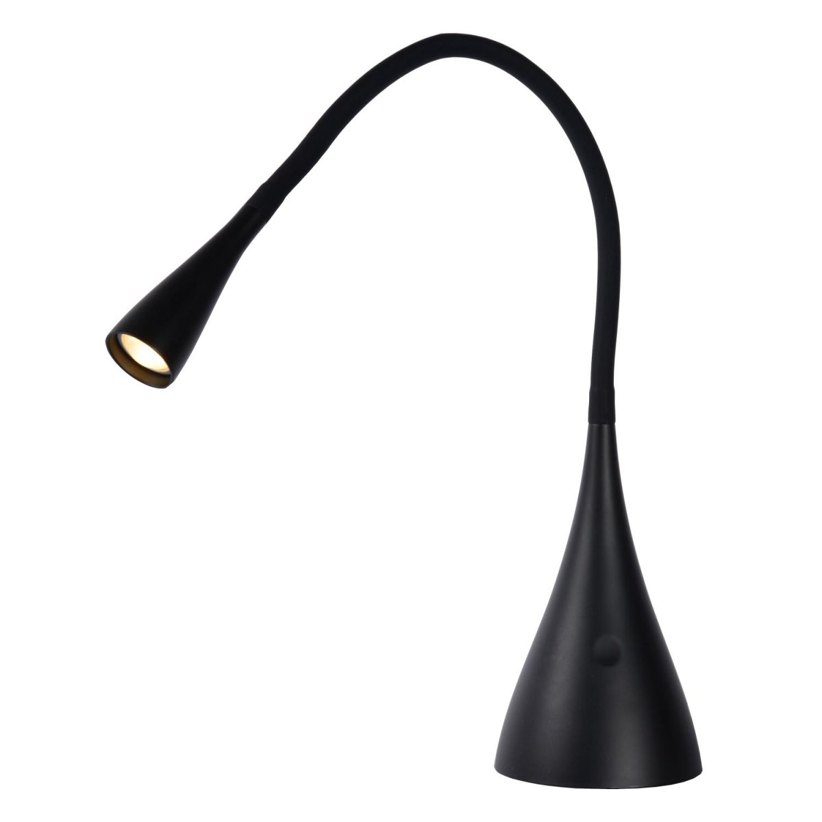 Zozy 48cm Svart skrivebordslampe Fra Lucide - Zozy kan dimmes i 3 trinn ved hjelp av en ber&oslash;ringsknapp og gir dermed r&oslash;dt lys for hvert &oslash;yeblikk.