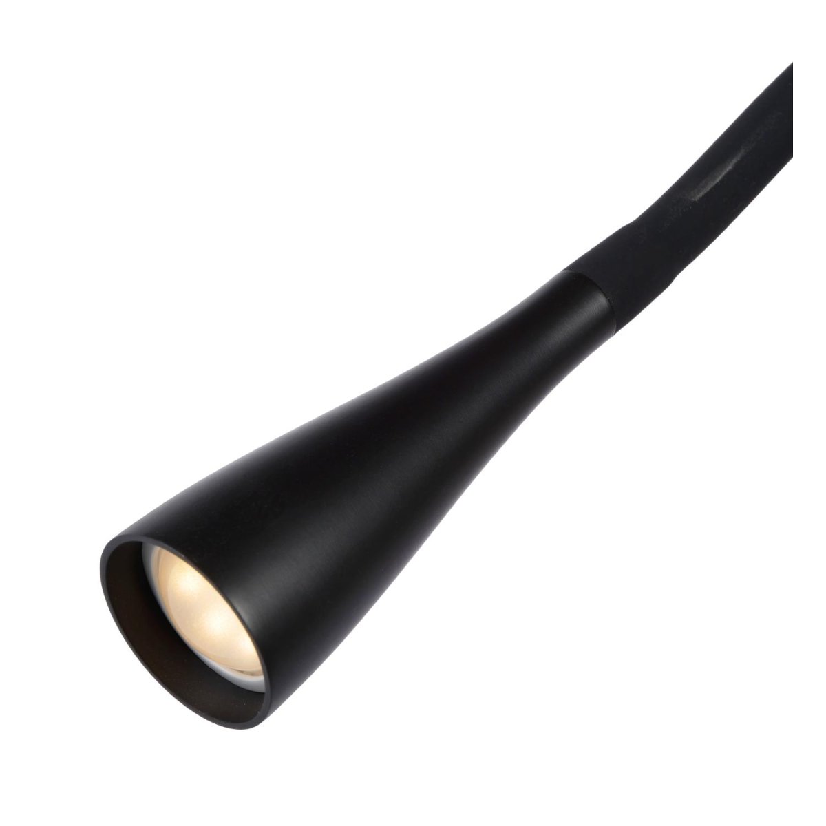 Zozy 48cm Svart skrivebordslampe Fra Lucide - Zozy kan dimmes i 3 trinn ved hjelp av en ber&oslash;ringsknapp og gir dermed r&oslash;dt lys for hvert &oslash;yeblikk.