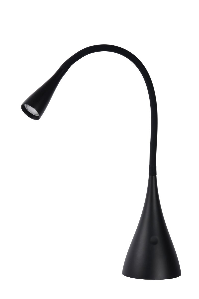 Zozy 48cm Svart skrivebordslampe Fra Lucide - Zozy kan dimmes i 3 trinn ved hjelp av en ber&oslash;ringsknapp og gir dermed r&oslash;dt lys for hvert &oslash;yeblikk.