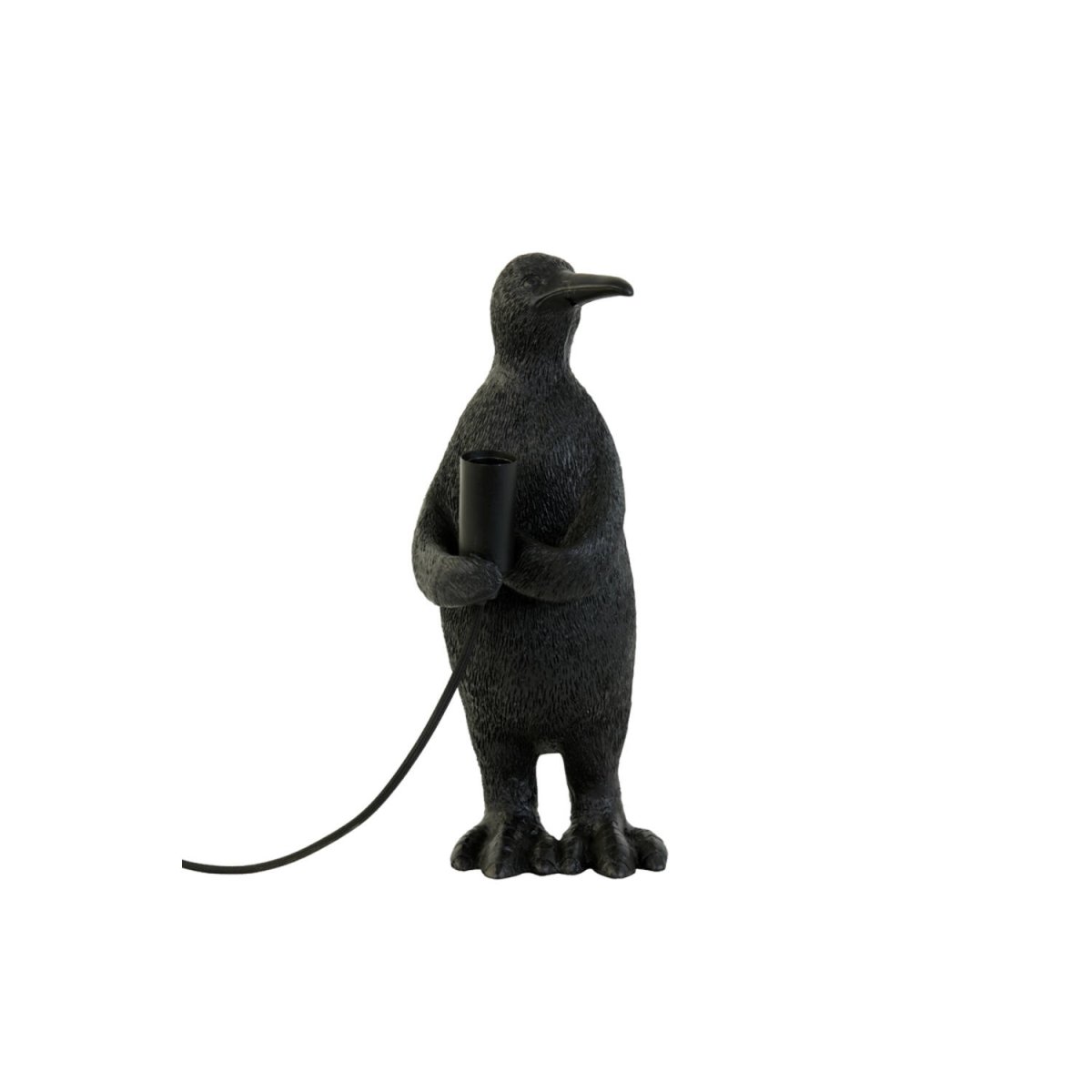 Penguin 34cm Svart bordlampe Fra Light & Living - Penguin er en sjarmerende og leken lampe, la den spre lys og glede i hjemmet ditt!