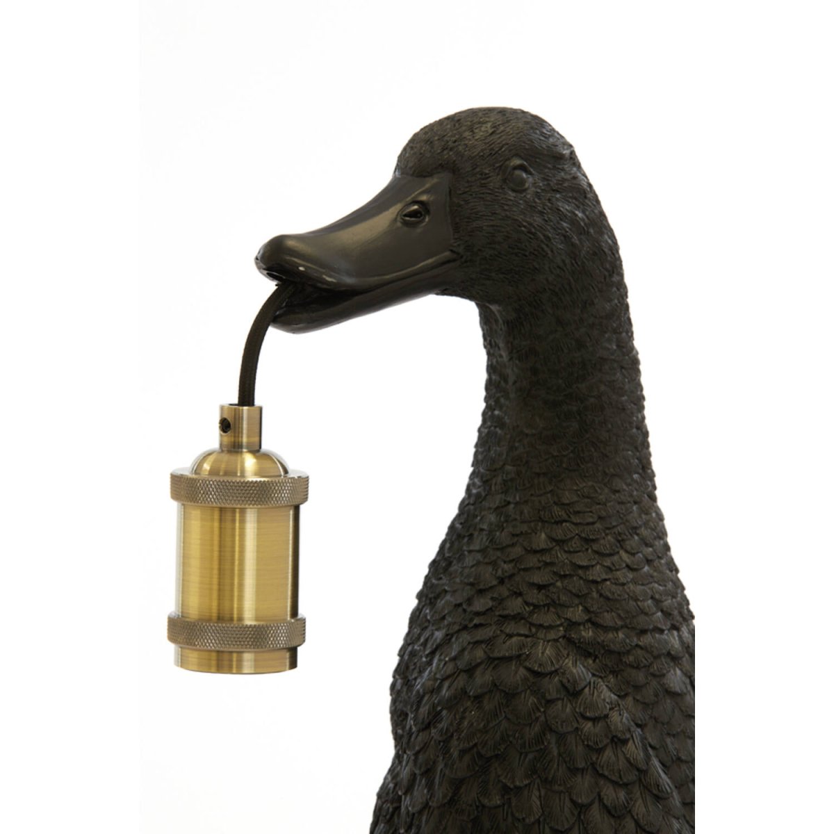 Duck 48cm Svart bordlampe Fra Light & Living - 