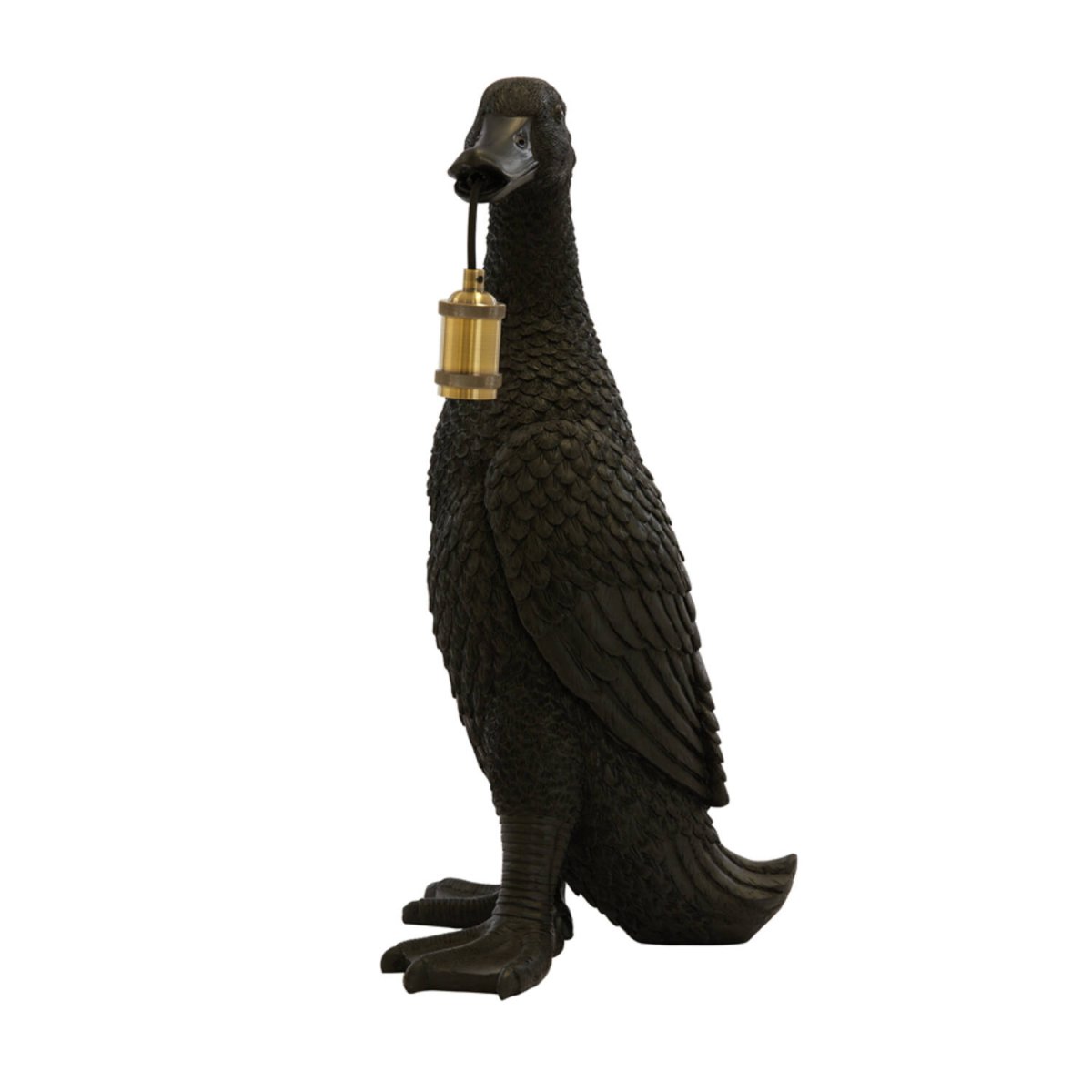 Duck 65cm Svart bordlampe Fra Light & Living - 