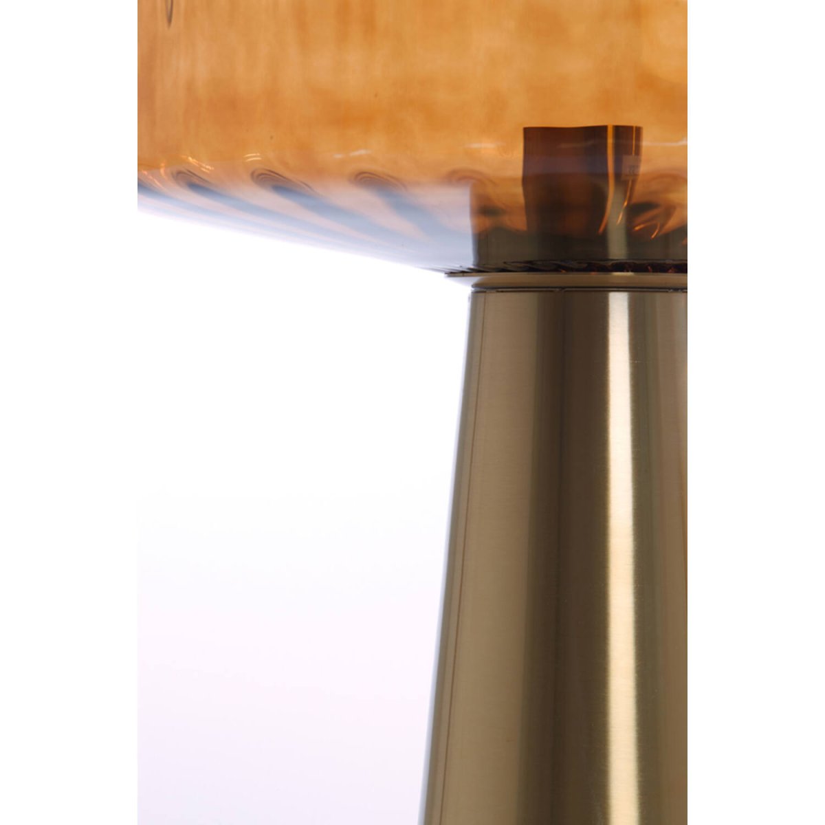 Pleat 53cm Gull/brun bordlampe Fra Light & Living - 