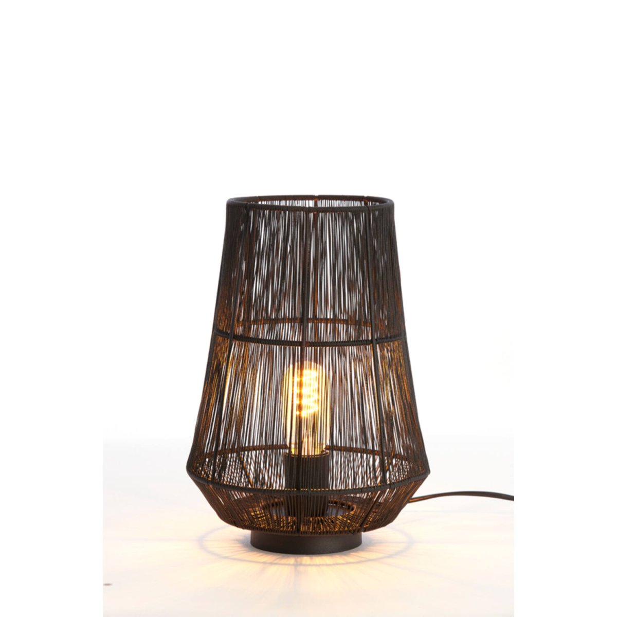 Banjar 33cm Svart bordlampe Fra Light & Living - 