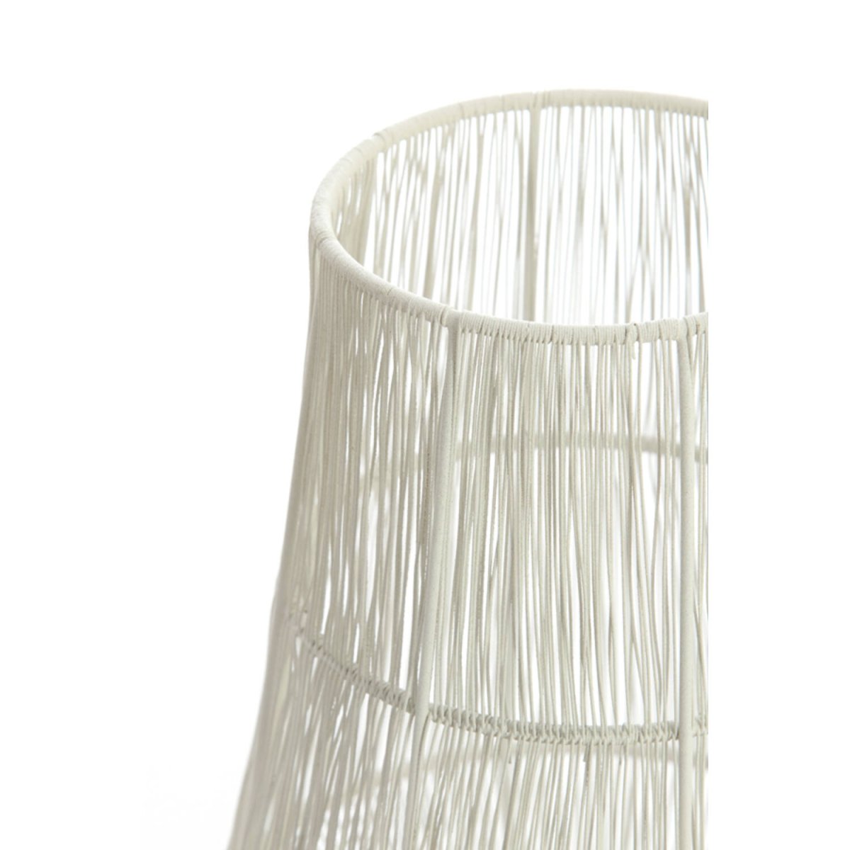 Banjar 33cm Kremet hvit bordlampe Fra Light & Living - 