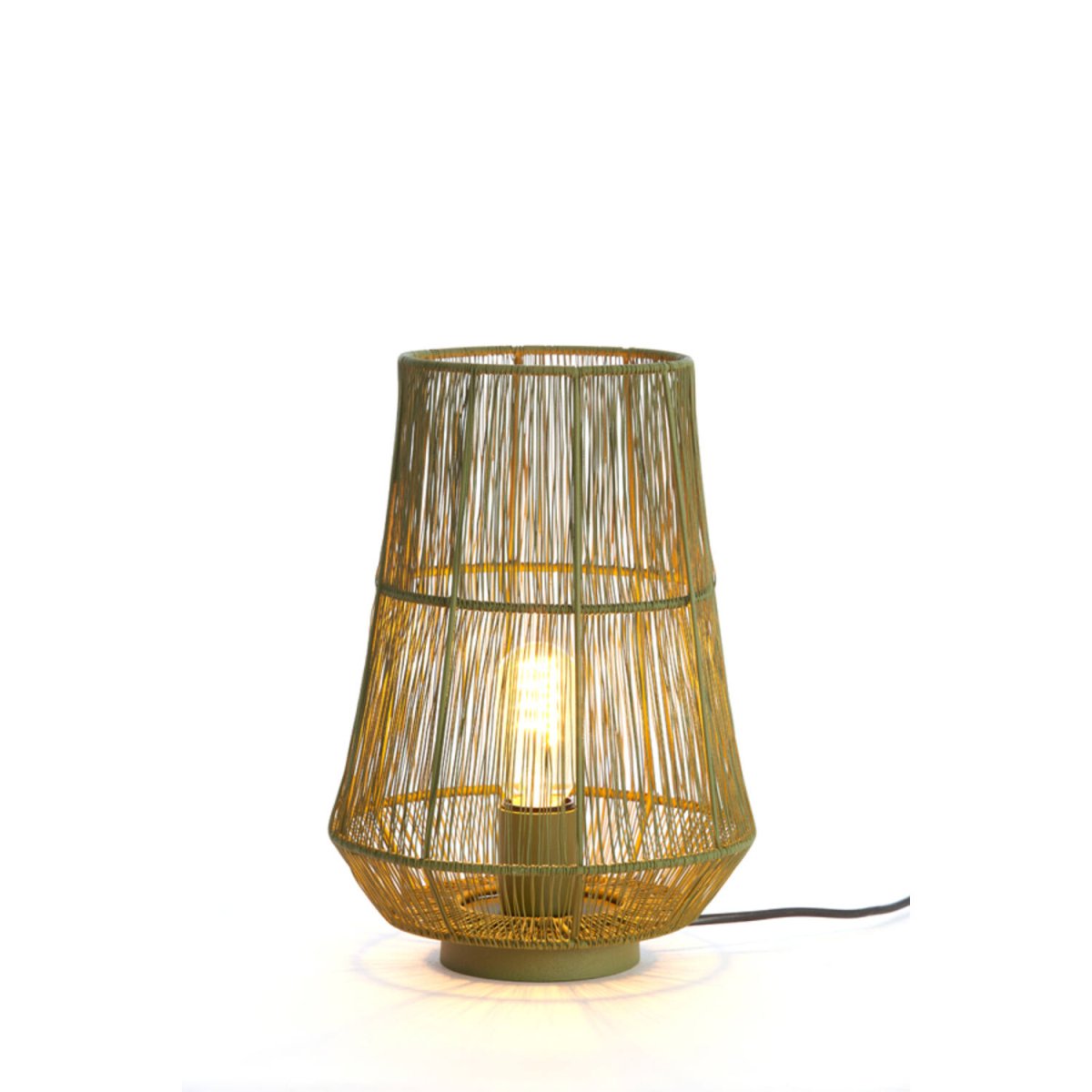 Banjar 33cm Grønn bordlampe Fra Light & Living - 