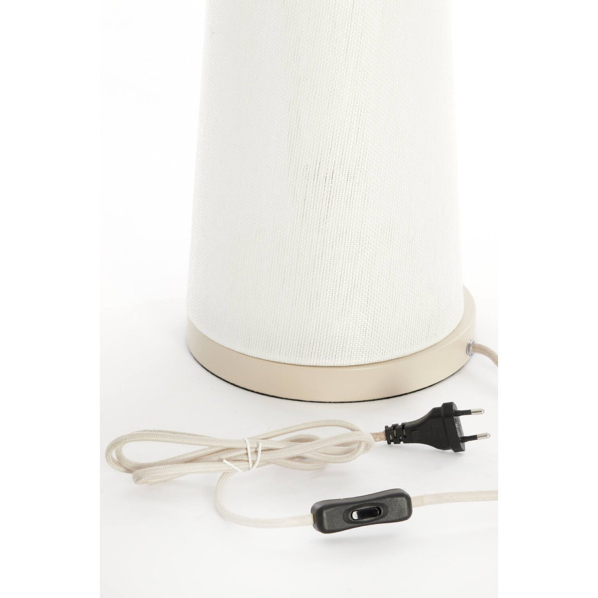 Fyon 45cm Hvit bordlampe Fra Light & Living - 