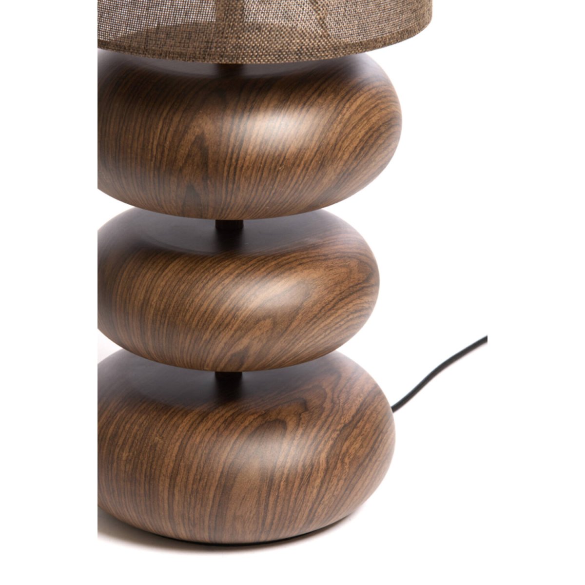 Danialo 67cm Brun bordlampe Fra Light & Living - Danialo er en stilig bordlampe der treimitasjonen på jernbasen møter en nyanse av brunt lin.