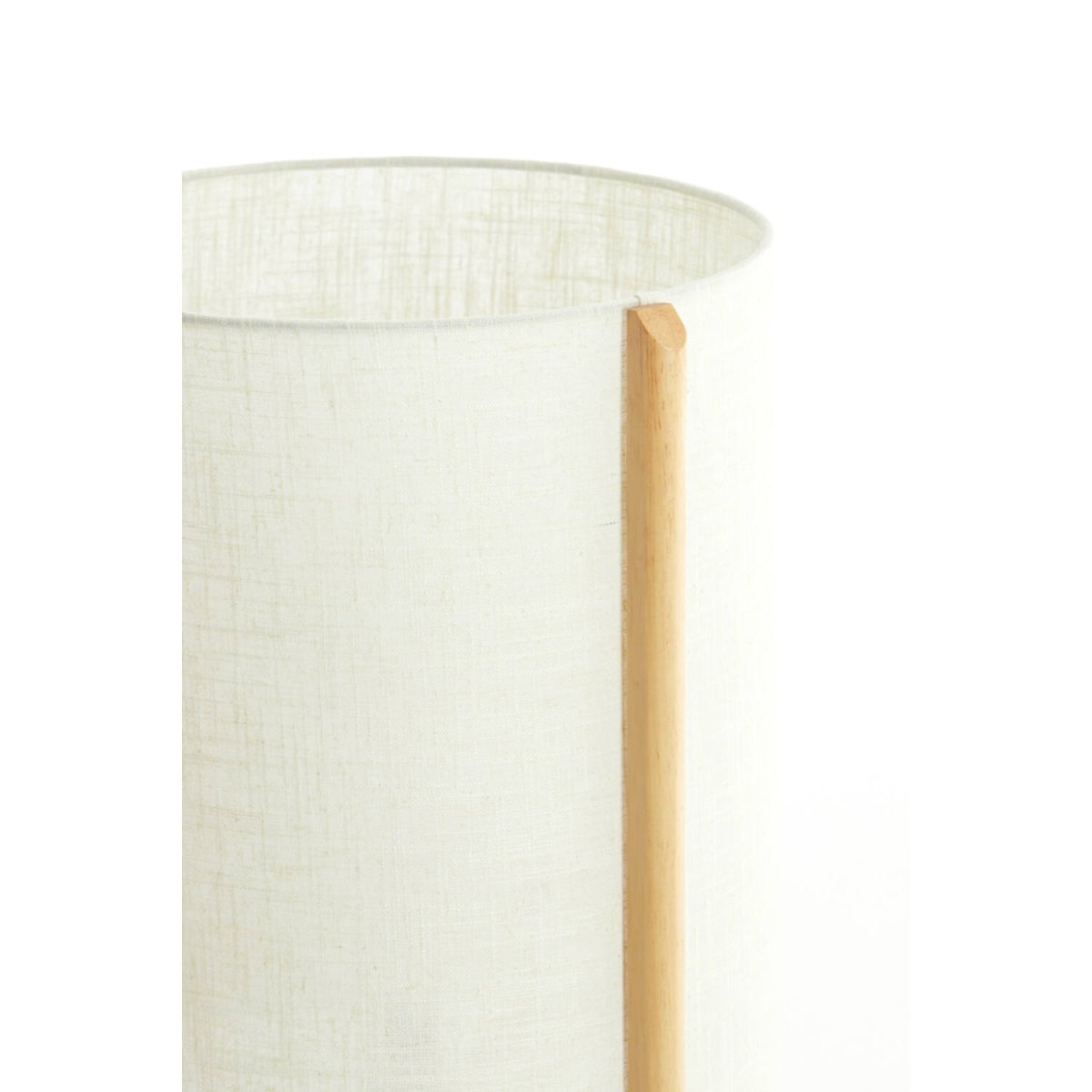 Litto 58cm Hvit bordlampe Fra Light & Living - Litto ser like bra ut p&aring; nattbordet som i stuen eller gangen &ndash; en stilig detalj som bidrar til en koselig f&oslash;lelse i rommet.