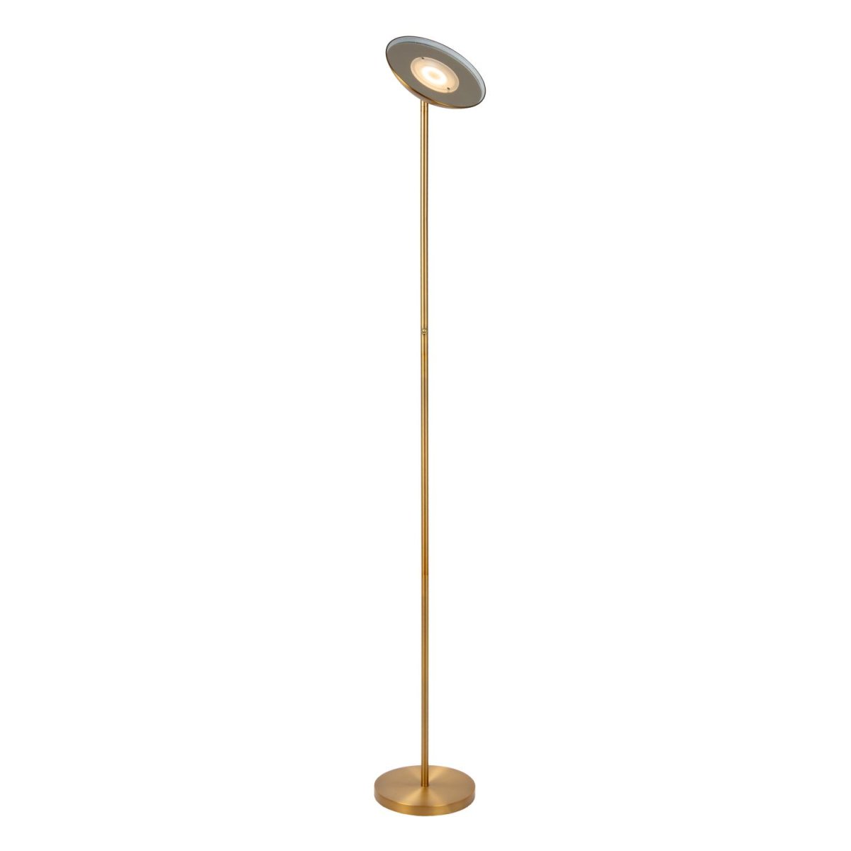 Zenith 1 gulvlampe Fra Lucide - Zenith har ogs&aring; en justerbar lampeskjerm; at du kan rette lyset akkurat dit du trenger det.