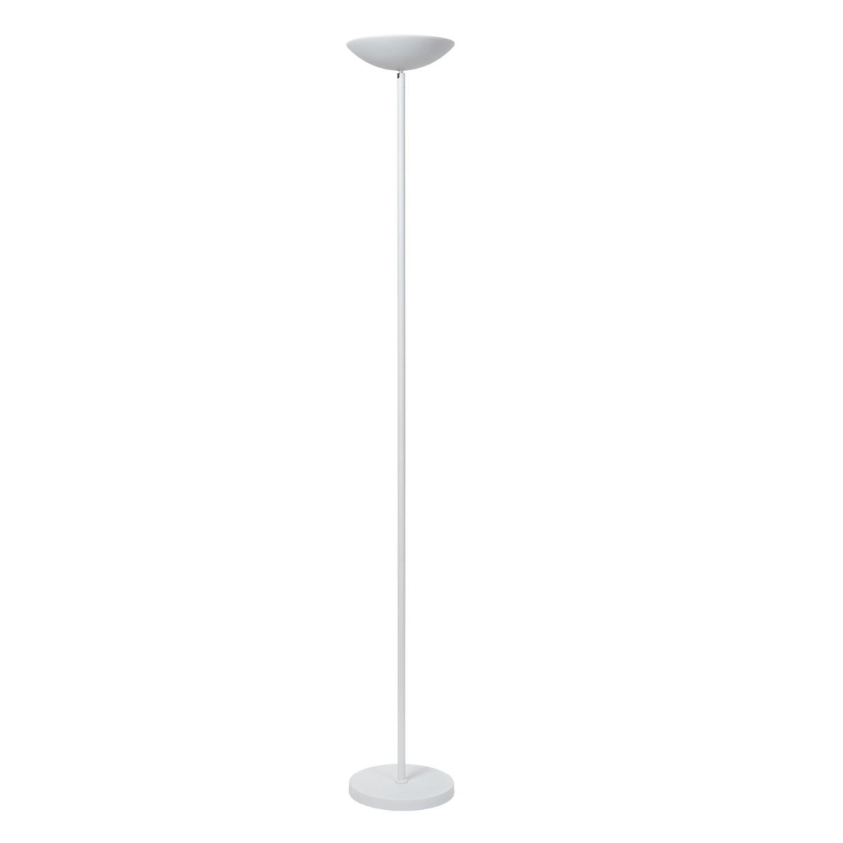 Zenith 1 Hvit gulvlampe Fra Lucide - Zenith har ogs&aring; en justerbar lampeskjerm; at du kan rette lyset akkurat dit du trenger det.